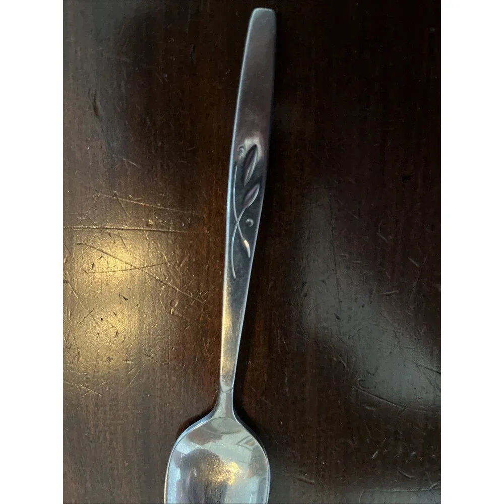 Oneida Will-O-Wisp Vintage Citrus Grapefruit Spoon Stainless Steel Set Of 4